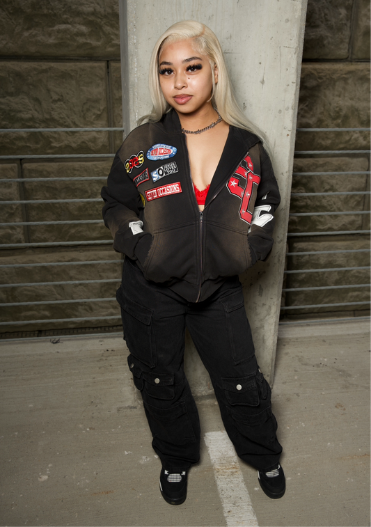 SO Jesus Loves You Zip Up Black