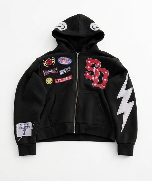 SO Jesus Loves You Zip Up Black